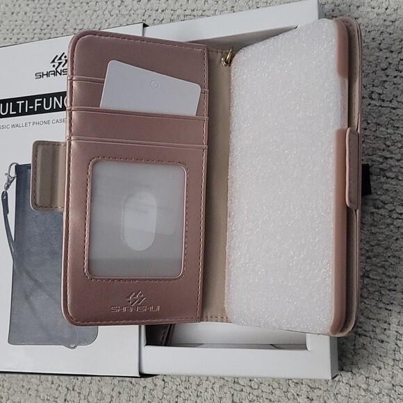 iPhone10 Pink Wallet phone case - Picture 4 of 7